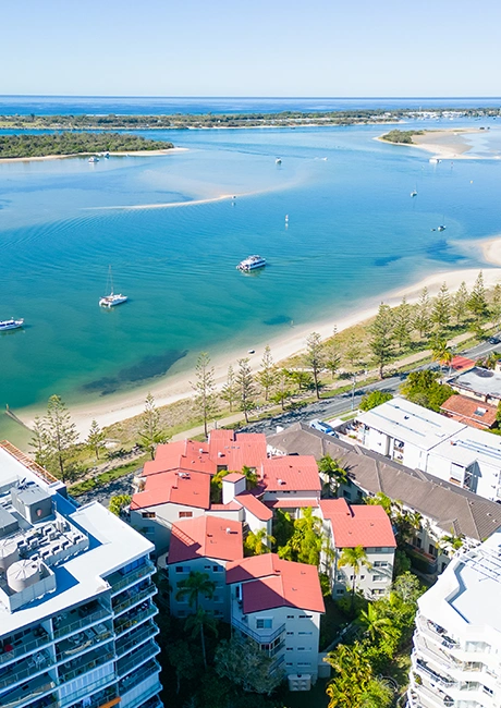 Bayview beach - aerial-bayview-beach-apartments